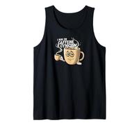 I Run on Caffeine & Cynicism Funny Coffee Lover Design Débardeur