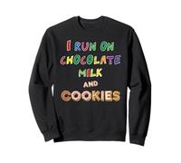 I Run on Chocolate Milk and Cookies Vêtements pour Enfant Sweatshirt
