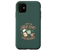 I Run on Hot Tea & Books Lecture Drôle Meme Coque pour iPhone 11