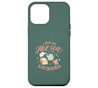 I Run on Hot Tea & Books Lecture Drôle Meme Coque pour iPhone 12 Pro Max