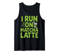 I Run on Matcha Latte Green Tea Lover ICES Matcha Débardeur