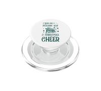 I Run on Melodic Rap and Christmas Cheer X-Mas PopSockets PopGrip pour MagSafe