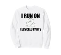 I Run on RECYCLÉ PIÈCES RECYCLÉES Mème de greffe de donneur d'organes rénaux Sweatshirt