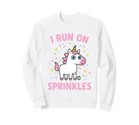 I Run on Sprinkles Funny Unicorn Sweatshirt