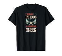 I Run on Tattoos and Christmas Cheer Matching X-Mas Squad T-Shirt