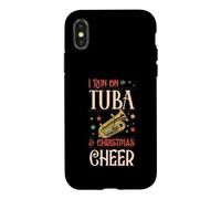 I Run on Tuba and Christmas Cheer Assortiment X-Mas Squad Coque pour iPhone X/XS