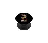 I Run on Tuba and Christmas Cheer Assortiment X-Mas Squad PopSockets PopGrip Adhésif