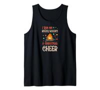 I Run on Winter Solstice and Christmas Cheer X-Mas Assorti Débardeur