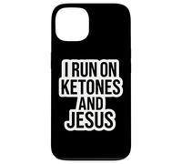 I Rung on Cétones and Jesus Christ Christian Keto Ketogenic Coque pour iPhone 13