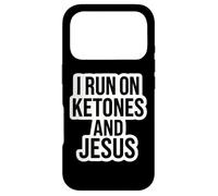 I Rung on Cétones and Jesus Christ Christian Keto Ketogenic Coque pour iPhone 17 Pro