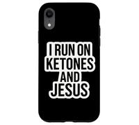 I Rung on Cétones and Jesus Christ Christian Keto Ketogenic Coque pour iPhone XR