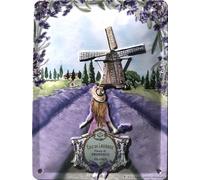 I&S / Les collections rétro IETS10302RA Plaque métal relief 40x30 cm Eau de lavande Produit sous licence officielle et/ou design exclusif