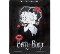 I&S / Les collections rétro Plaque métal relief 20x15 cm Betty Boop Betty boop kiss, Métalisé