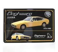 I&S/Les collections rétro Plaque métal relief 30x20 cm Matra Matra Bagheera Produit sous licence officielle et/ou design exclusif, Métalisé