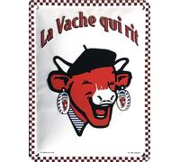 I&S / Les collections rétro Plaque métal relief 40x30 cm La vache qui rit La vache qui rit Produit sous licence officielle et/ou design exclusif, Métalisé