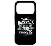 I Sac à Dos avec Zero Regrets Sarcastic Nomad Vlogger Coque pour iPhone 17 Pro