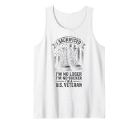 I Sacrificed I'm No Loser I'm No Sucker I'm a U.S. Veteran Débardeur