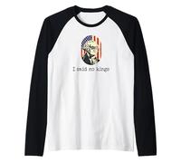 I Said No Kings in America Flag,US Democracy No King Protest Manche Raglan
