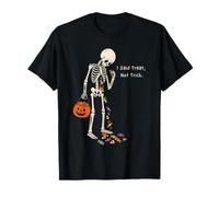 I Said Treat Not Trick Funny Halloween Squelette Candy T-Shirt