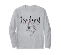 I Said Yes! New Bride Bachelorette Party Wedding Honeymoon Manche Longue