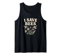 I Save Bees No Mow May Pollinator Awareness Débardeur