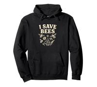 I Save Bees No Mow May Pollinator Awareness Sweat à Capuche