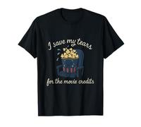 I Save My Tears Movie Humour Popcorn Graphic T-Shirt