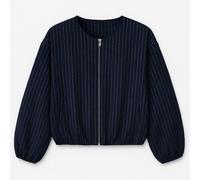 I Saw It First Bubble Hem Jacket Marine 8 (XS) Female