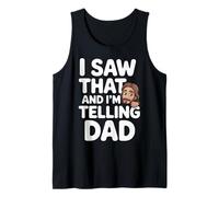 I Saw That and I'm Telling Dad Christian Meme Church |- Débardeur