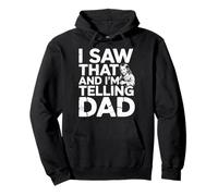 I Saw That and I'm Telling Dad Église chrétienne Meme |- Sweat à Capuche