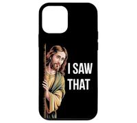 I Saw That Funny Jesus Meme Citation Christmas Easter Pastor Coque pour iPhone 12 Mini