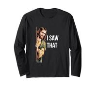 I Saw That Funny Jesus Meme Citation Christmas Easter Pastor Manche Longue