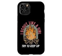 I Scout Like A Girl Try to Keep Up Troop Leader Scout Coque pour iPhone 11 Pro