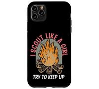 I Scout Like A Girl Try to Keep Up Troop Leader Scout Coque pour iPhone 11 Pro Max