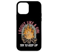 I Scout Like A Girl Try to Keep Up Troop Leader Scout Coque pour iPhone 12 Mini