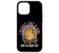 I Scout Like A Girl Try to Keep Up Troop Leader Scout Coque pour iPhone 12 Pro Max