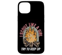 I Scout Like A Girl Try to Keep Up Troop Leader Scout Coque pour iPhone 15 Plus