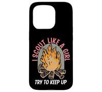 I Scout Like A Girl Try to Keep Up Troop Leader Scout Coque pour iPhone 15 Pro