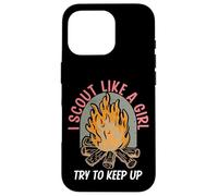 I Scout Like A Girl Try to Keep Up Troop Leader Scout Coque pour iPhone 16 Pro