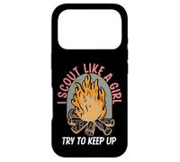 I Scout Like A Girl Try to Keep Up Troop Leader Scout Coque pour iPhone 17 Pro
