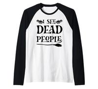 I See Dead People, Halloween Amusant pour Les Joueurs Manche Raglan