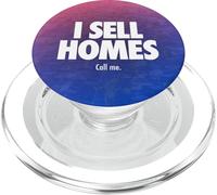 I Sell Homes. Humoristique Immobilier PopSockets PopGrip pour MagSafe