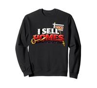I Sell Homes Immobilier Agent de Vente de Maisons de Cadeaux Sweatshirt