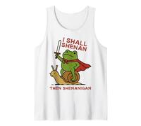 I Shall Shenan Then Shenanigan Funny Medieval Frog Débardeur