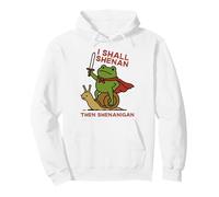 I Shall Shenan Then Shenanigan Funny Medieval Frog Sweat à Capuche