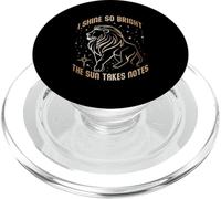 I Shine So Bright The Sun Takes Notes PopSockets PopGrip pour MagSafe