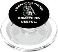 I Should Have Studied Something Useful Astronaut Space Humor PopSockets PopGrip pour MagSafe