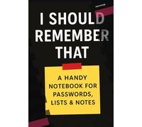 I Should Remember That