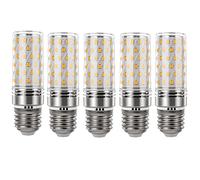 I-SHUNFA Ampoules LED E27 de Maïs Blanc Chaud 3000K,7W 1000 LM Équivalent 100W Halogène,Ampoule Maïs E27 LED AC100-265V Non Dimmable,Pas de Scintillement,Petites Ampoules à Vis Edison,Lot de 5