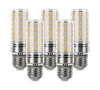 I-SHUNFA Ampoules LED E27 Maïs, 4500K Blanc Naturel, 7W Remplacement Lampe halogène 70W, Non Dimmable Petite Bougie à Vis Edison,1000LM, 360° Angle de Lumière Pas de Scintillement, AC100-265V, 5 Pack